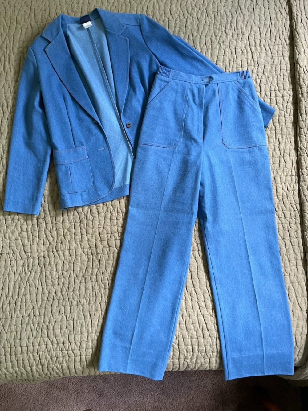 Vintage Koret City Blues Denim Suit